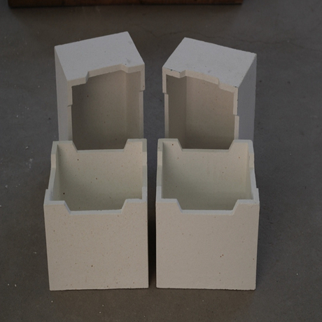 Sagger in mullite al corindone per mobili in forno per materiali magnetici in polvere di ceramica